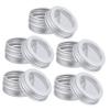 Outanaya 30pcs Aluminum Jar Lids Makeup Organizer Box Portable Dressing Container for Creams Ointments Beauty Products view 1