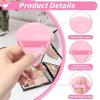 18pcs Powder Puff Round Powder Puff Triangle Heart Shaped Makeup Velour Puff Foundation MakeUp Facial Soft Cotton Powder Puffs For Loose Powder And Wet Dry Cosmetic Foundation, Blender Makeup Tool view 4