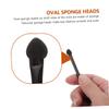 BIUDECO 25pcs Professional Eyeshadow Applicator Sticks Supple Sponge Heads for Makeup Needs view 3