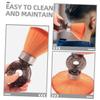 Outanaya Portable Shaving Brush Barber Brush Hair Duster Men's Grooming Tool for Hair Removal view 4