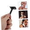 Outanaya 3pcs Manual Safety Shaver for Men and Women and Reusable Shaving Tool - Handle Travel-Friendly Beard Trimmer for Comfortable Use view 3