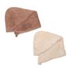 COLLBATH Super Soft Hair Drying Cap 2 Pack Absorbent Dry Hair Hat Comfortable Fleece Wrap view 1