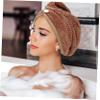 COLLBATH Super Soft Hair Drying Cap 2 Pack Absorbent Dry Hair Hat Comfortable Fleece Wrap view 4