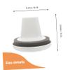 SOESFOUFU 1pc Bathroom Sponge Cleaning Brush with Plate Multi-Function Bath and Kitchen Scrubbing Tool for Pots Countertops and Tub Cleaning and Compact Design view 2