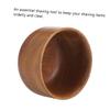 Healeved 3pcs Wooden Men Shaving Bowl Shaving Cream Bowl for Home Barber Shop Light view 4