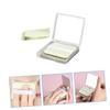 SOESFOUFU 2sets Tea Oil Blotting Paper Mirror and Refill Sheets Portable Makeup Oil-absorbing Paper for Oily Skin Facial Blotters to Control Shine and Reduce Pores view 3