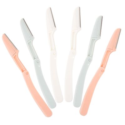 SOESFOUFU 12pcs Portable Eyebrow Trimmer Kit for Women for Precise Grooming for Eyebrow and Facial Hair Removal Lightweight and Easy to Store