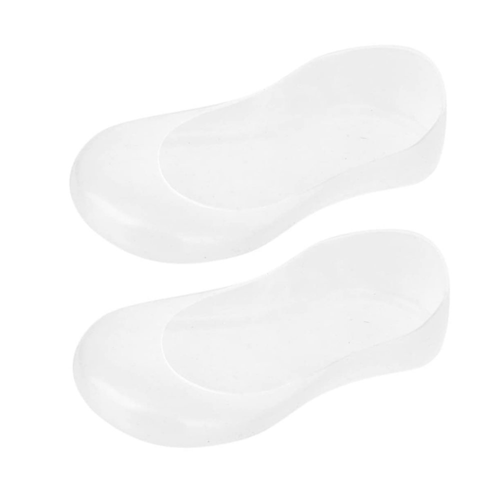 HAPINARY White Silicone Gel Moisturizing Socks for Foot Care Ultra-Thin Heel Protectors Washable Foot Crack Pads