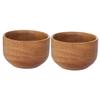 Healeved 2pcs Wooden Men Shaving Bowl Shaving Soap Bowl for Men Art of Post Shave Balm Cream view 1