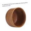 Healeved 2pcs Wooden Men Shaving Bowl Shaving Soap Bowl for Men Art of Post Shave Balm Cream view 2
