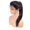 GpahrrDnij Lace Front Wigs Pre Plucked Straight Glueless Wigs Lace Frontal Brazilian Full Human Wigs Hair Wigs for Women With Baby Hair (Black-24inch) view 4
