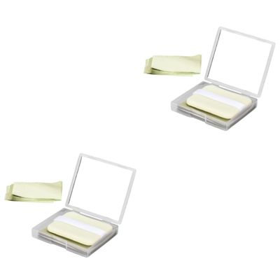 WOONEKY 2sets Blotting Paper Oily Skin Control Face Roller Oil Absorbing Sheets for Men Women