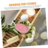 WOONEKY 2pcs Foot Pedicure Stone Double Sided Foot File Scrubber for Dead Skin Care Random Color view 4