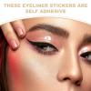 Beaupretty 5 Pairs Glitter Eyeliner Stickers Adhesive Eye Line Strip Eyeshadow Stickers Party Makeup Stickers for Eyes Makeup view 4