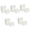 WOONEKY 10packs Stretchable Cotton Pads for Makeup Removal and Facial Cleansing Soft Absorbent Face Pads for Moisturizing and Wet Compress Use view 1
