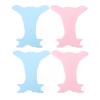 4pcs Positioning Eyebrow Stencil Set of 4 Multifunctional Eyebrow Stencils, Suitable for Different Face Shapes, and Eyebrow Shape Needs, Convenient for Carrying view 1