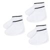 FRCOLOR 3pairs Moisturizing Wax Cover Foot Straps for Therapy White Insulated Cotton Booties for Use for Paraffin Wax Treatments view 1