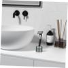Beatifufu Shaving Razor Stand Aluminum Alloy Razor Base Tidy Clean Bathroom Supply view 4