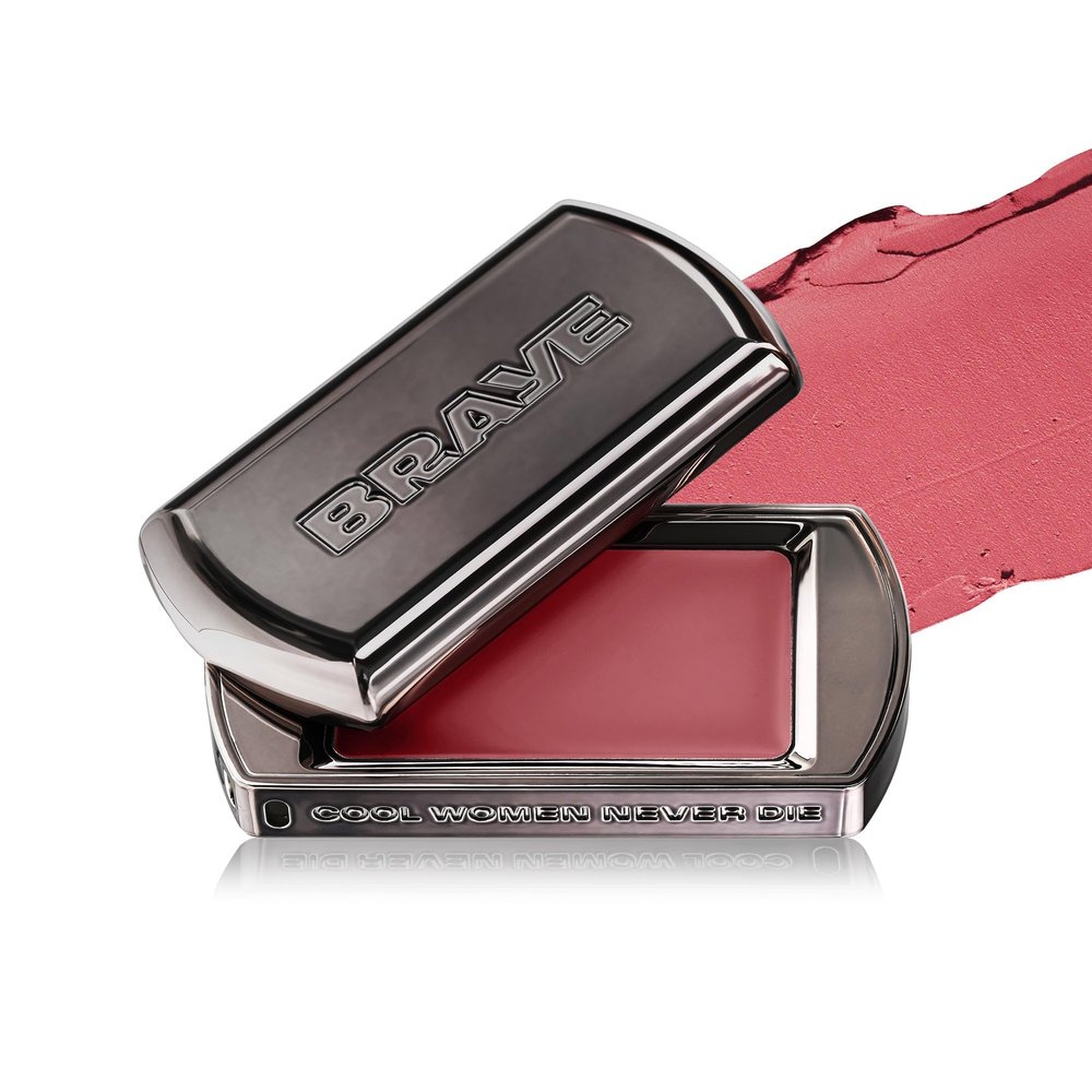 BRAYE LIPSLEEK BLUR | Blush for Cheeks & Lips, Korean Makeup Blush, Cool Lip and Cheek Balm, Vegan Cream, Lightweight w/Blendable & Buildable Makeup, Natural Look 08 WITTY 0.08oz