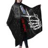 Custom Barber Cape - Add Your Photo, Text, Logo for Personalized Hairdresser Cape - Men's Hair Cutting Cape for Home, Salon, Barbershop view 2