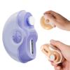 2 in 1 Electric Polishing Nail Clippers, 2025 New Automatic Trimmer With 2 Adjustable Speeds, USB Rechargeable Cordless File Kit (Purple) view 1