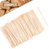 EWVVSS 1200-Pcs Eyebrow Wax Sticks for Hair Removal, Small Wooden Waxing Sticks, Wax Spatulas Sticks, Precision Brow Wax Sticks, Applicator Sticks for Facial Waxing view 3