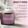 SOULSPA PURE Grape & Shea Butter Body & Foot Scrub - Rejuvenating & Antioxidant Rich Exfoliating Body Scrub for Glowing Skin, 10 oz view 4
