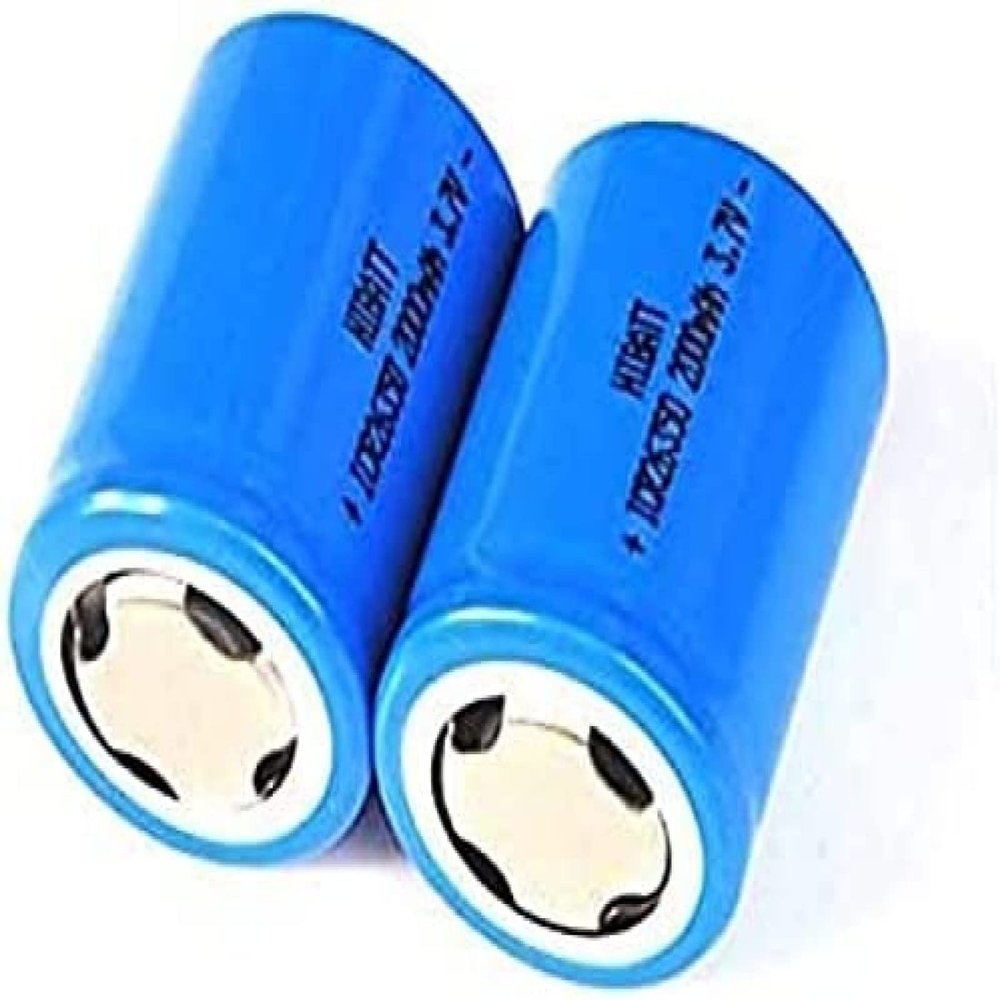 RTPCUX Aa 2PCS 3.7V 26350 ION Icr26350 Li-ION Cell Ias 2000MAH for Electric Razor Shaver