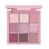 9 Color Eyeshadow Palette Makeup, Matte Glitter Shimmer Korean Eye Shadow Palettes, Highly Pigmented Long Lasting Waterproof Blendable, Knit Violet Rose Gold Purple Pink Dark Brown Glitter Eye Makeup view 1