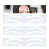 24 Pairs Eyebrow Stencils for Shaping Adhesive Eye Brow Stencils Eyebrow Shape Tape Strips, Disposable Brow Shaping Sticker Airbrush Brows Tape for Eyebrows Tinting Makeup view 1