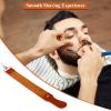 ARDKOP Strops, Strop Strap Barber Straight Folding Barber's Leather Sharpener Sharpening Belt, Double Sided Leather Strop for Sharpening and Smoothing After Honing Razors view 2