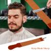 ARDKOP Strops, Strop Strap Barber Straight Folding Barber's Leather Sharpener Sharpening Belt, Double Sided Leather Strop for Sharpening and Smoothing After Honing Razors view 3