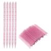 Cuticle Pusher, Orange Sticks For Nails 100pcs Nail Cuticle Pusher Cuticle Stick Double End Cuticle Manicure Pedicure Sticks Manicure Pedicure Tool For Home Salon (Purplish Red) view 1