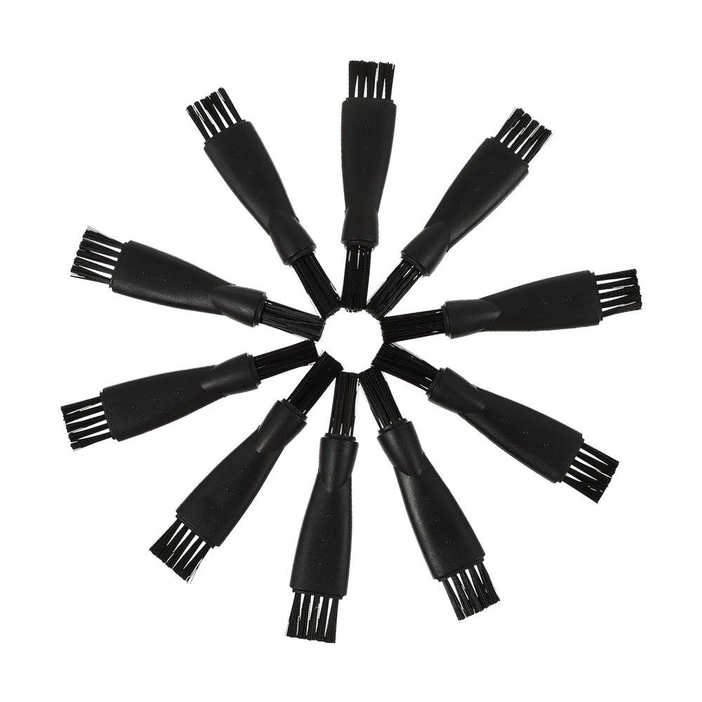 HONMEET 10pcs Shaver Brush Razor Cleaning Brush for Men Electric Shaver Replacement