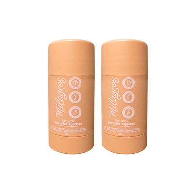 RUUFE Milagro Cera para el Cabello (2 Pack) Milagro Hair Wax Stick, Productos Colombianos de Milagro, Milagro Stick, Milagro Barra de Cera Para el Cabello Aceite de Argan