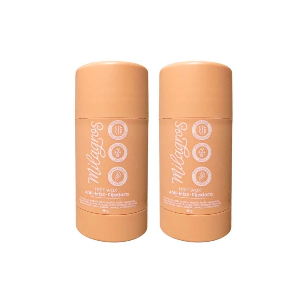 RUUFE Milagro Cera para el Cabello (2 Pack) Milagro Hair Wax Stick, Productos Colombianos de Milagro, Milagro Stick, Milagro Barra de Cera Para el Cabello Aceite de Argan