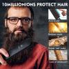 FEBOTE Beard Straightener Kit for Man- Heated Grooming Beard Brush, Beard Balm,Comb,Beard Growth Oil, Value Gift Set for Fathers Day,No-Scald,for Soft,Thick,Curly Beard,Prevent Damage view 3