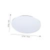PLAFOPE 20pcs DIY Oval Cosmetic Mirror Lens Mini Unfinished Mirrors for Makeup Arts Crafts Portable for Handbag Use view 2