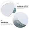 PLAFOPE 20pcs DIY Oval Cosmetic Mirror Lens Mini Unfinished Mirrors for Makeup Arts Crafts Portable for Handbag Use view 3