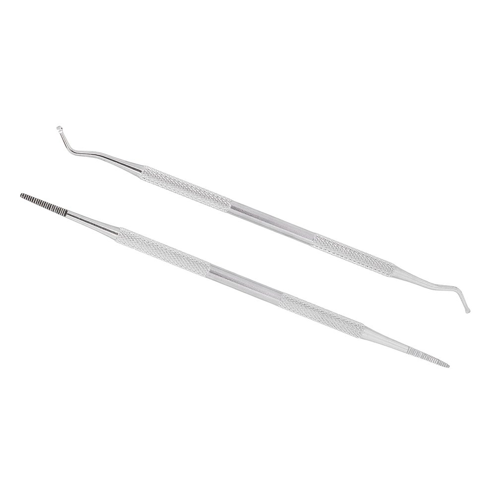 Ingrown Toenail Tool, Manicure Tools Stainless Steel Nail Picker 2pcs Ingrown Toenail Tools Dual Ends Nail File Toenail Cleaner Tools