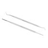 Ingrown Toenail Tool, Manicure Tools Stainless Steel Nail Picker 2pcs Ingrown Toenail Tools Dual Ends Nail File Toenail Cleaner Tools view 1