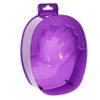 BELLIFFY 1pc Single-layer Nail Care Soaking Bowl Rectangular Manicure Bowl for Easy Nail Treatment and Cuticle Nutrition Purple for Home Salon Use view 1