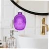 BELLIFFY 1pc Single-layer Nail Care Soaking Bowl Rectangular Manicure Bowl for Easy Nail Treatment and Cuticle Nutrition Purple for Home Salon Use view 2