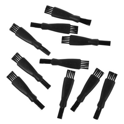 LALADEFIEE 10pcs Shaving Cleaning Razor Brush Electric Trimmer Replacement for Facial Razor
