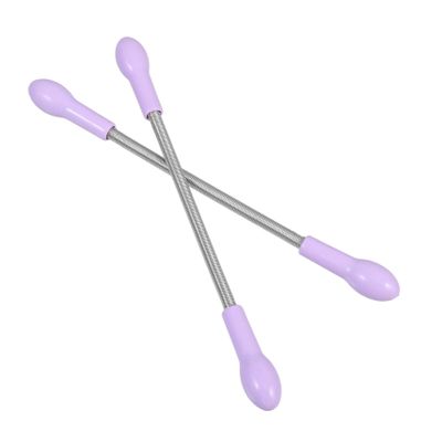 BIUDECO Stainless Steel Spring Hair Puller Hair Removal Tool Portable Epilator for Threading Random Color