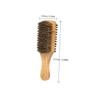 AUTSUPPL Bristle Beard Double-sided Styling Brush for Men Portable Medium Beard Grooming Tool Handle view 2