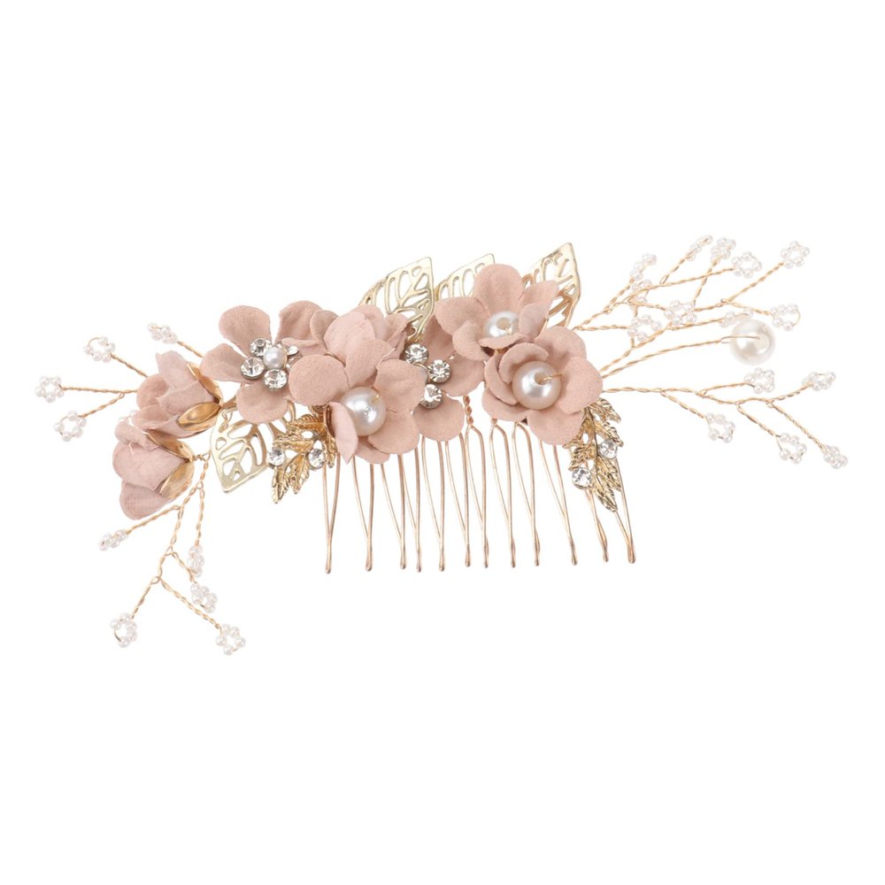 AUTSUPPL Hair Comb for Brides Elegant Rhinestone Headdress for Wedding Engagement Prom Delicate Bridal Hair Accessories for Special Occasions