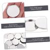 BELLIFFY 20pcs Round Metal Eyeshadow Palette Diy Makeup Kit Storage Tray Holder view 3
