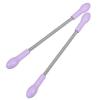 BELLIFFY 2pcs Portable Spring Hair Removal Tool Stainless Steel Facial Hair Epilator Threading Device for Chin Cheek and Upper Lip Easy to Use and Travel-friendly view 1