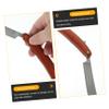 AUTSUPPL Stainless Steel Manual Shaving Razor for Men Classic Straight Barber Razor Wood Handle Suitable for Professional Barbers and Home Use Random Style view 3